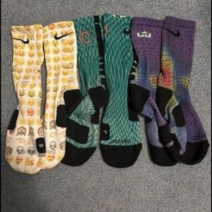 Nike Elite Socks w/ Designs